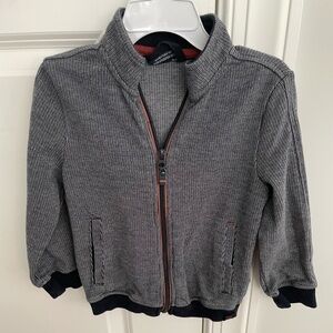 Classic Black and Gray Kids Jacket